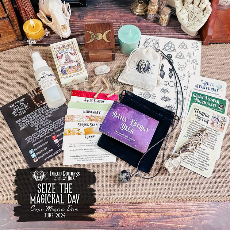 June 2024 Inked Goddess Creations Box: Seize the Magickal Day