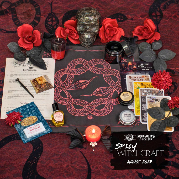 August 2025 Inked Goddess Creations Box: Spicy Witchcraft