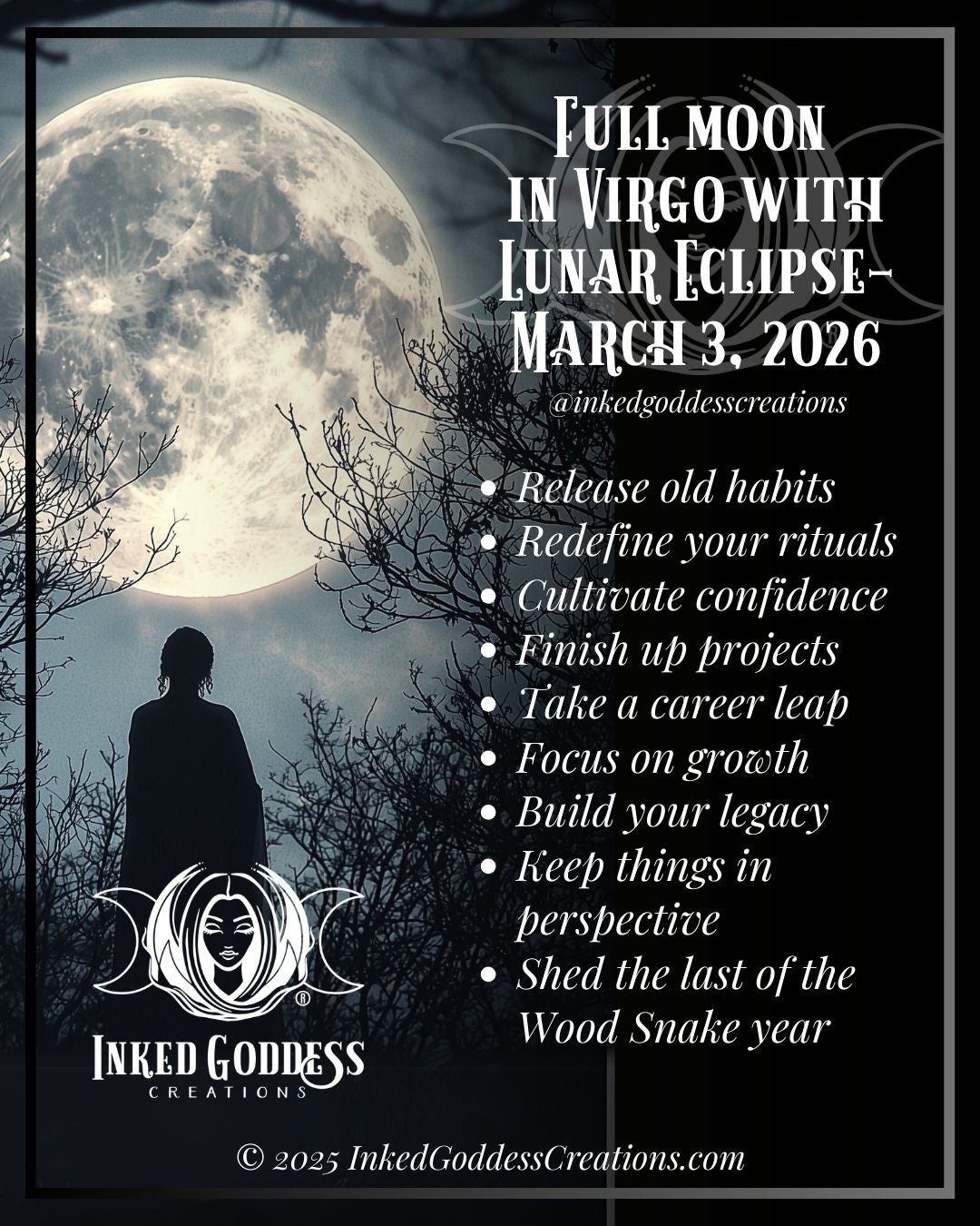 Full Moon in Virgo with Lunar Eclipse – March 3, 2026