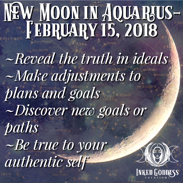 New Moon in Aquarius- February 15, 2018 – Inked Goddess Creations