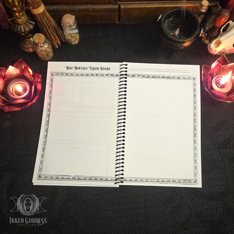 Load image into Gallery viewer, 2026 Busy Witch Monthly Date Planner with Stickers