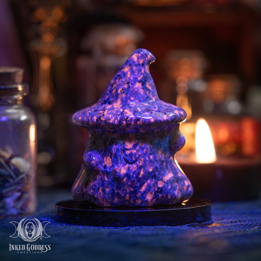 Flame Stone Ghost Witch for Joyful Magick