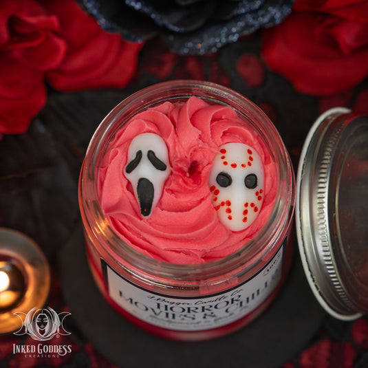 Horror Movie & Chill? Halloween Soy Dessert Candle for a Screaming Fun Time