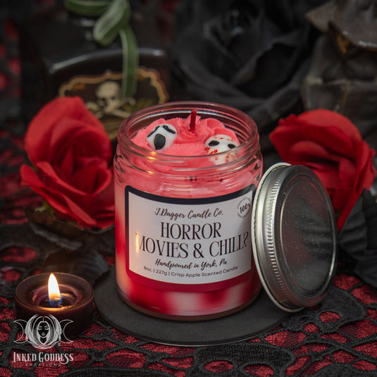 Horror Movie & Chill? Halloween Soy Dessert Candle for a Screaming Fun Time