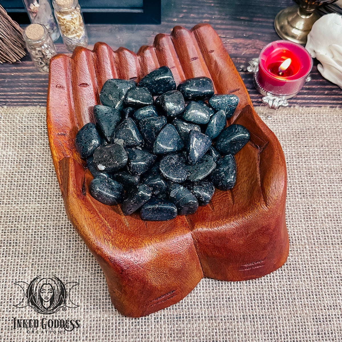 Kimberlite Tumbled Gemstone for Psychic Development