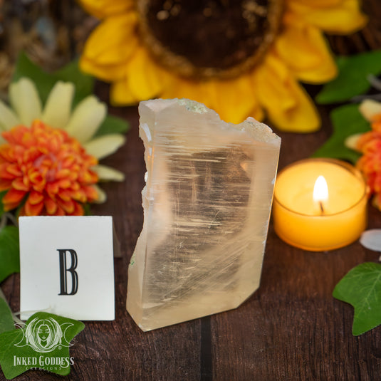 Optical Calcite for Embodied Positivity