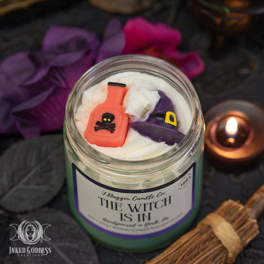 The Witch Is In Halloween Soy Dessert Candle for Sexy Vibes
