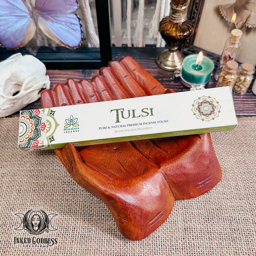 Tulsi Stick Incense for Protection and Prosperity