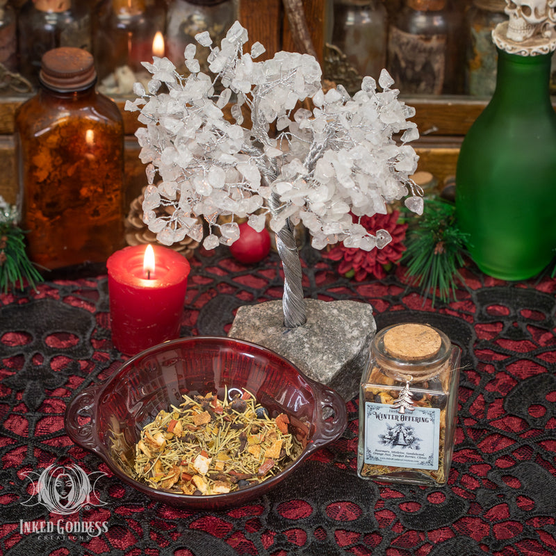 Load image into Gallery viewer, Winter Magick Kit for Yule Divination & Magick