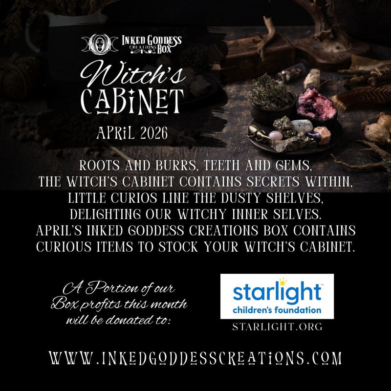 Load image into Gallery viewer, Witch's Cabinet- April 2026 Inked Goddess Creations Box
