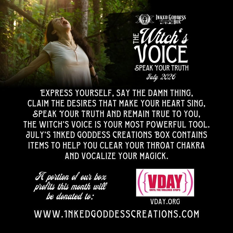 Load image into Gallery viewer, The Witch's Voice- July 2026 Inked Goddess Creations Box