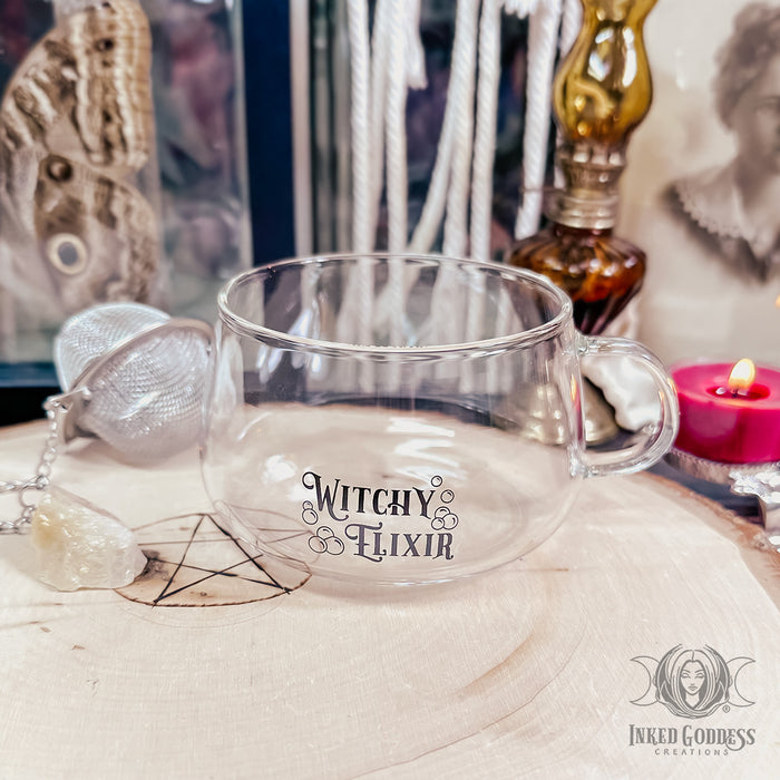 Witchy Elixir Glass Mug for Your Magickal Brews