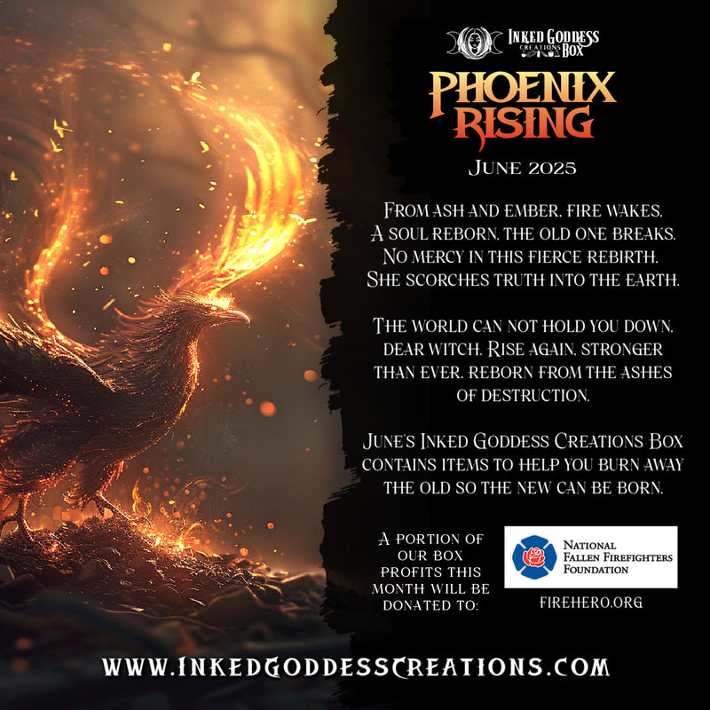 Load image into Gallery viewer, Phoenix Rising- June 2025 Inked Goddess Creations Box