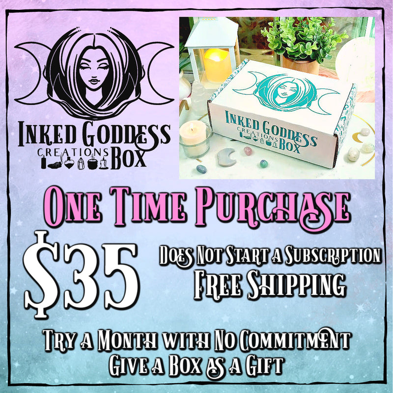 Load image into Gallery viewer, Inked Goddess Creations Box- Witch Subscription Box- Inked Goddess Creations