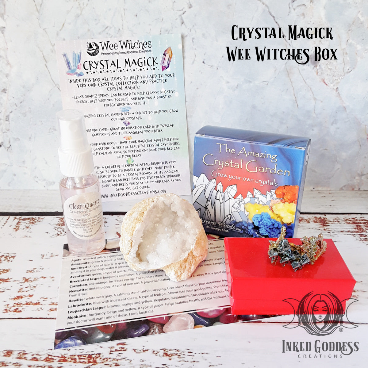 Crystal Magick Wee Witches Box Inked Goddess Creations