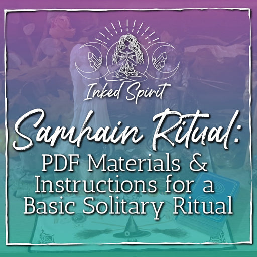 Samhain Solitary Ritual: Materials & Instructions PDF- Inked Goddess Creations
