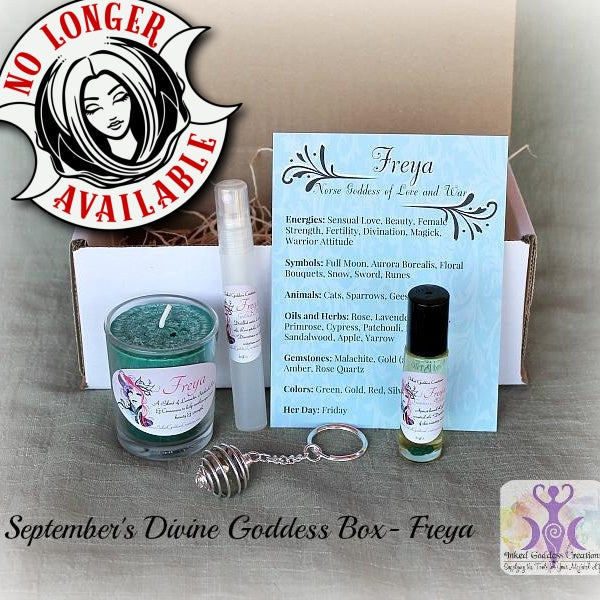 September 2016 Divine Goddess Box: Freya