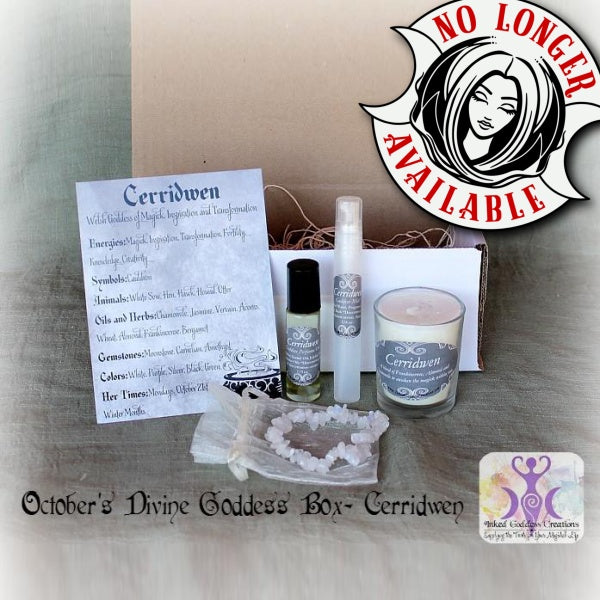 October 2016 Divine Goddess Box: Cerridwen