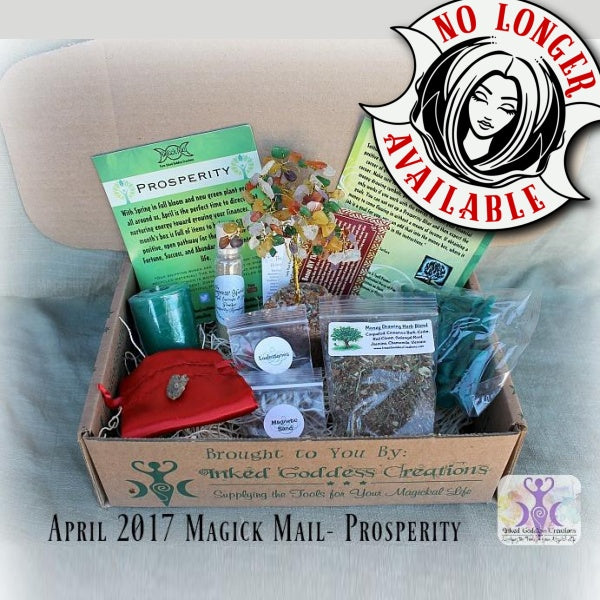 April 2017 Magick Mail Box: Prosperity