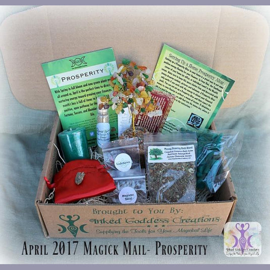 April 2017 Magick Mail Box: Prosperity