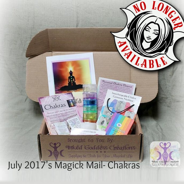 July 2017 Magick Mail Box: Chakras