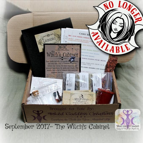 September 2017 Magick Mail Box: The Witch's Cabinet
