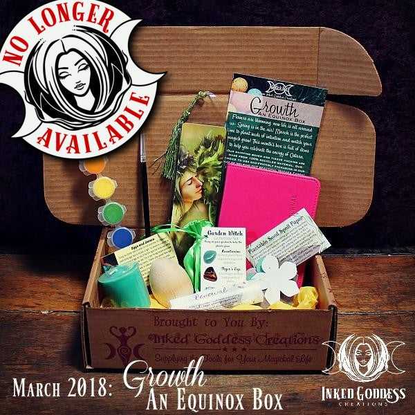 March 2018 Magick Mail Box: Growth: An Equinox Box
