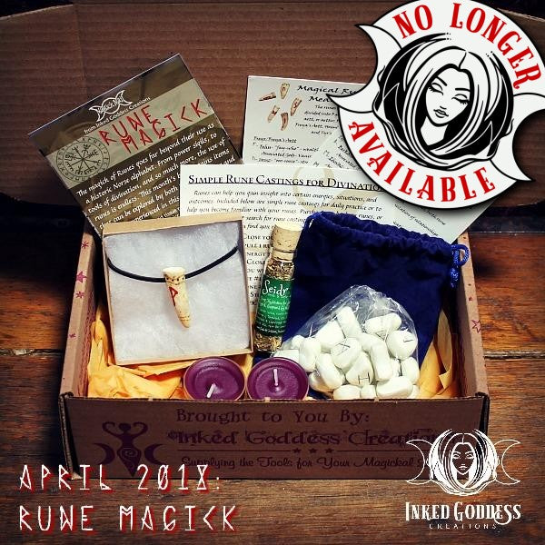 April 2018 Magick Mail Box: Rune Magick