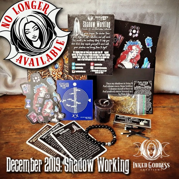 December 2019 Inked Goddess Creations Box: Shadow Working