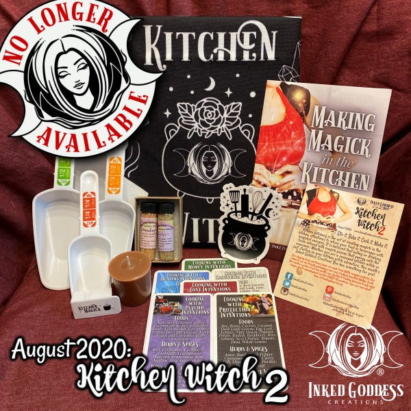August 2020 Inked Goddess Creations Box: Kitchen Witch 2