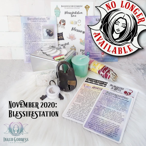 November 2020 Inked Goddess Creations Box: Blessifestation