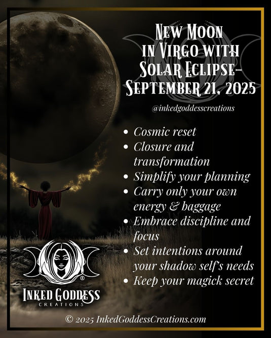 Virgo New Moon with Solar Eclipse – September 21, 2025