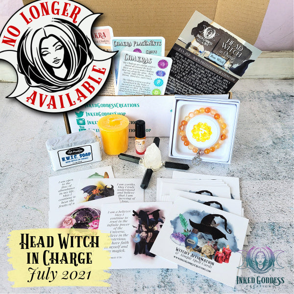 July 2021 Inked Goddess Creations Box: Head Witch in Charge