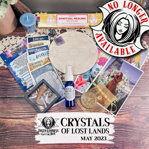 May 2023 Inked Goddess Creations Box:: Crystals of Lost Lands