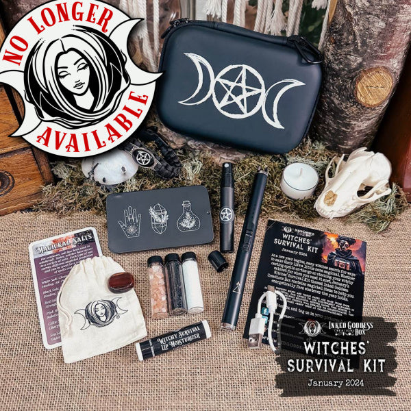 January 2024 Inked Goddess Creations Box: Witches' Survival Kit