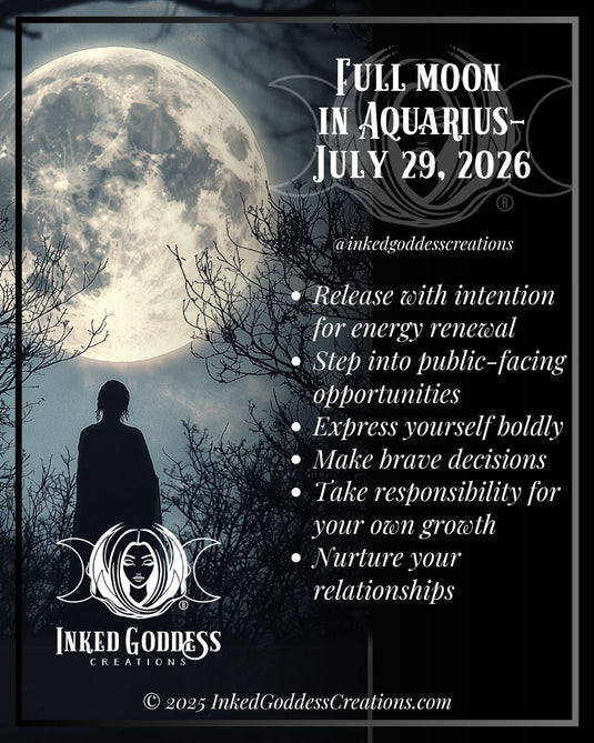 Full Moon in Aquarius – July 29, 2026
