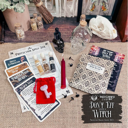 August 2023 Inked Goddess Creations Box: Don't Eff with a Witch
