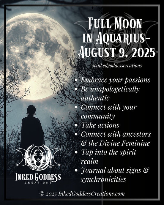 Full Moon in Aquarius – August 9, 2025