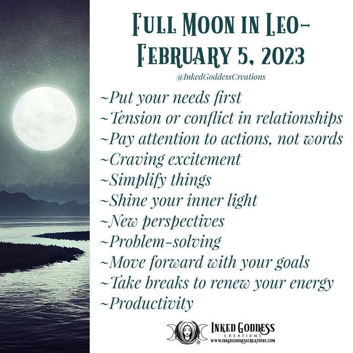 Full Moon in Leo- February 5, 2022