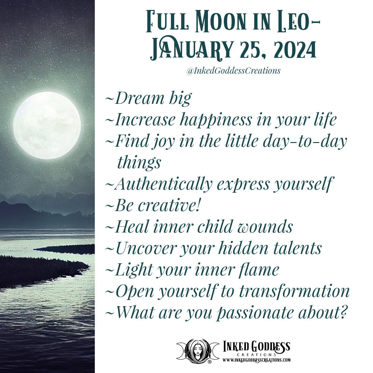Full Moon in Leo- January 25, 2024
