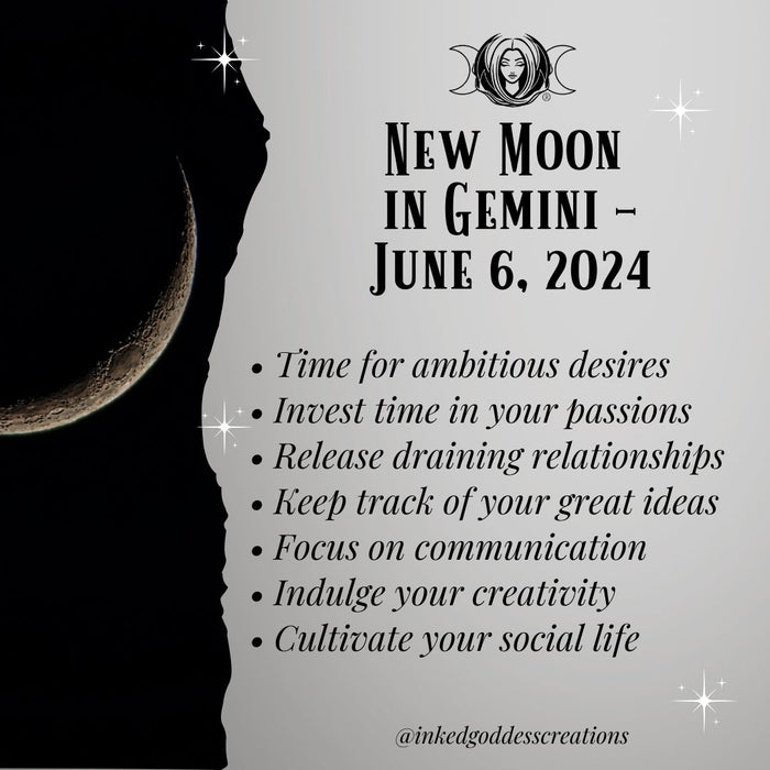 New Moon in Gemini June 6, 2024