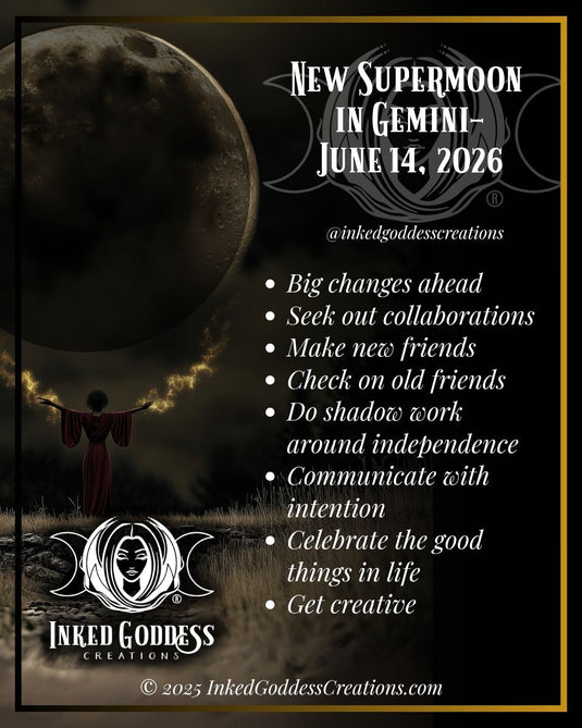 New Supermoon in Gemini – June 14, 2026