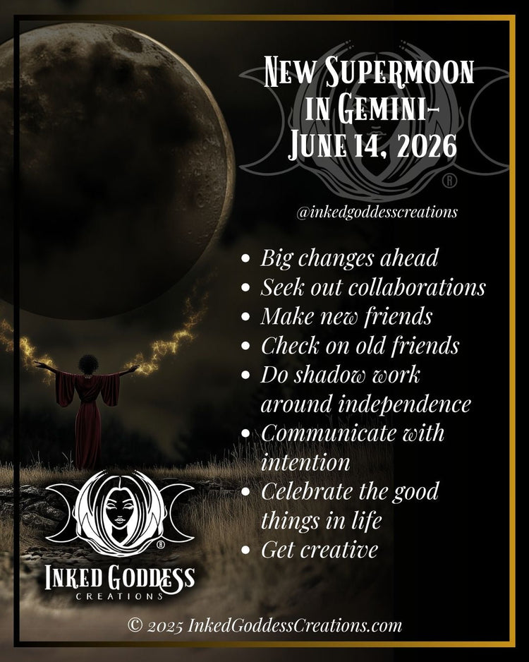 New Supermoon in Gemini – June 14, 2026