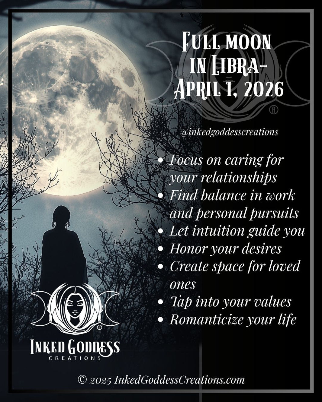 Full Moon in Libra – April 1, 2026 – Inked Goddess Creations