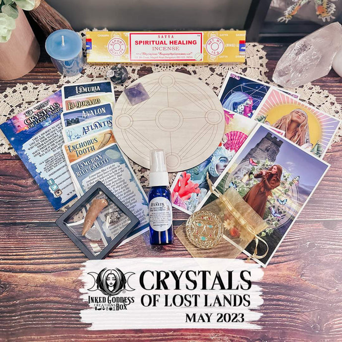 May 2023 Inked Goddess Creations Box: Crystals of Lost Lands