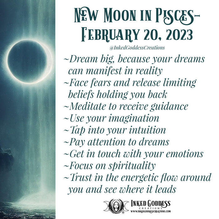 New Moon in Pisces- February 20, 2023