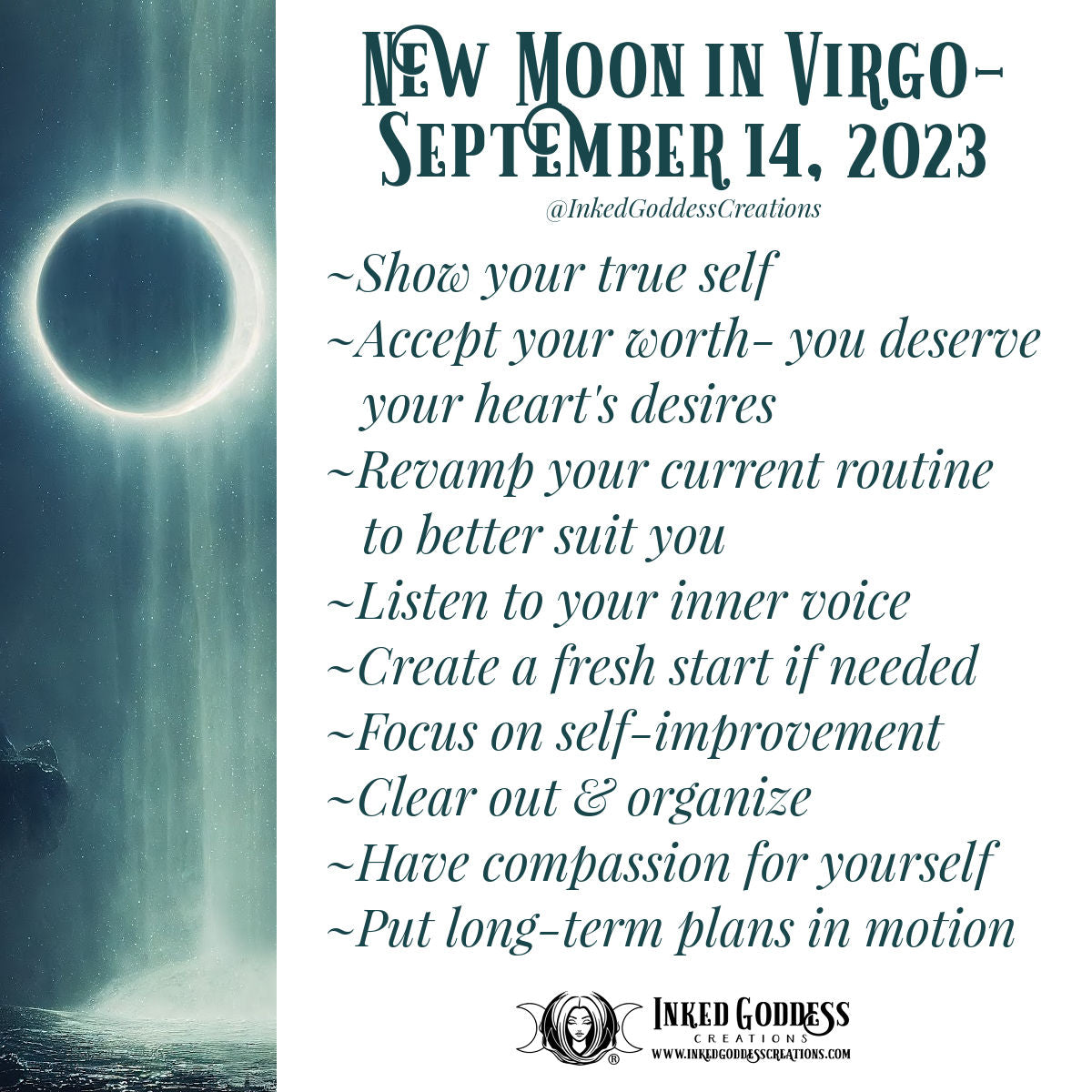 New Moon in Virgo September 14, 2025