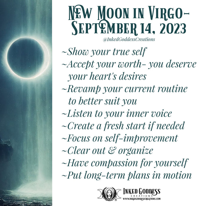 New Moon in Virgo- September 14, 2023