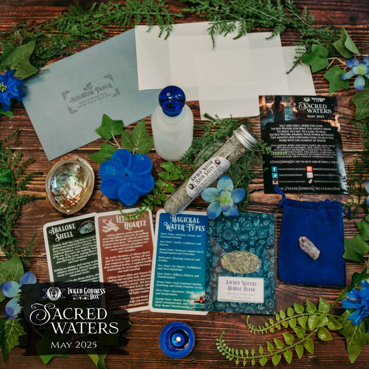 May 2025 Inked Goddess Creations Box: Sacred Waters