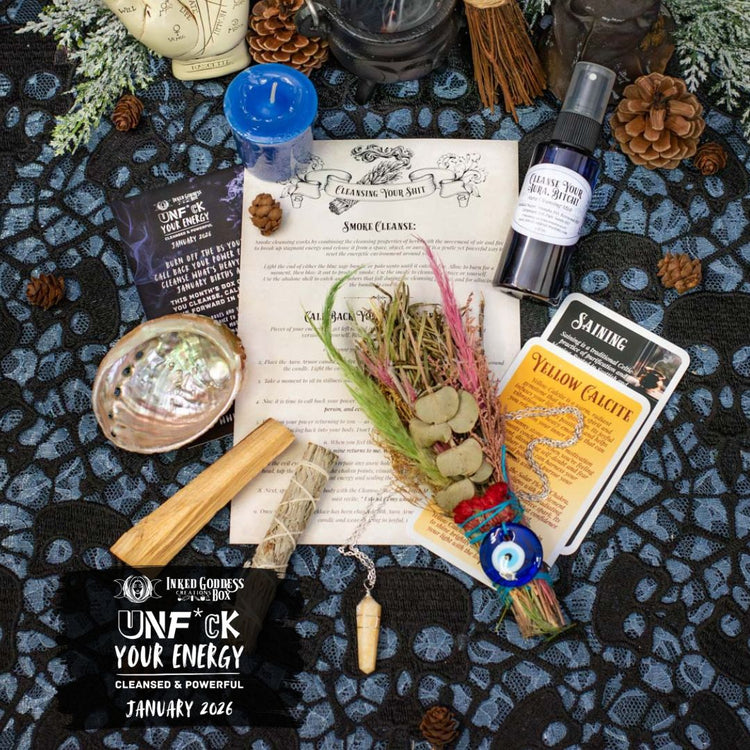 January 2026 Inked Goddess Creations Box: Unf*ck Your Energy
